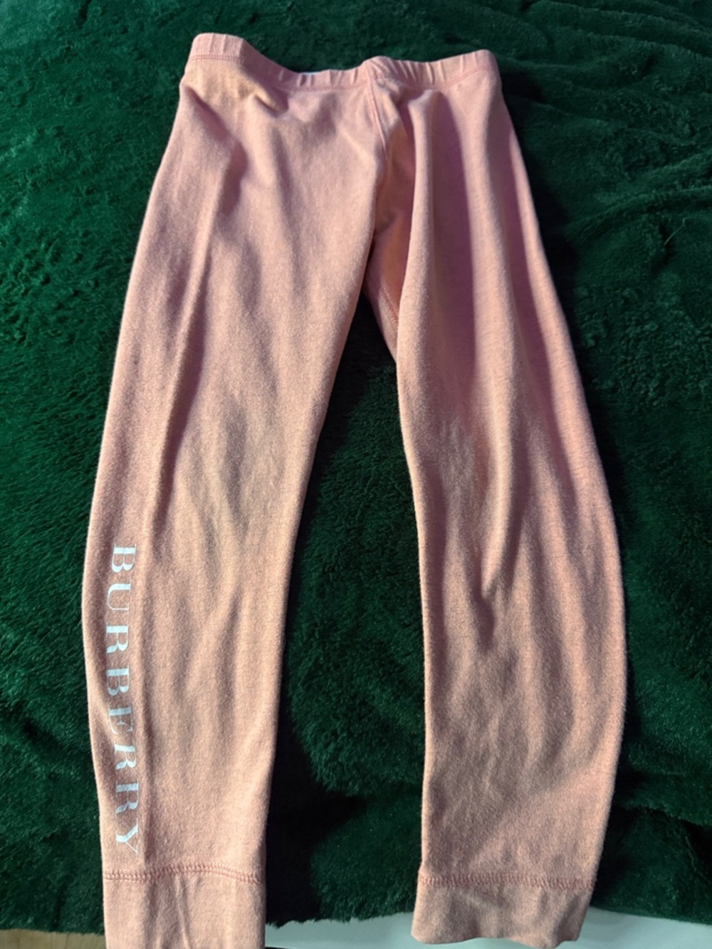 Burberry Light Pink Logo Jogger Pants